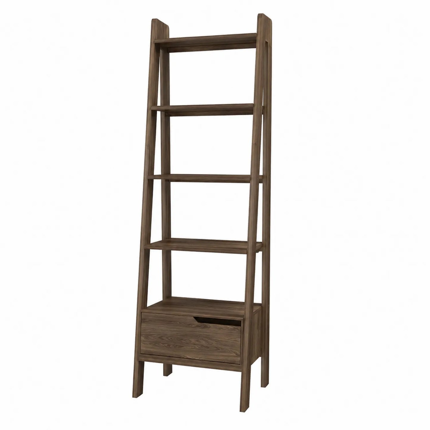Étagère en bois avec tiroir 180cm x 60cm x 40cm Marron